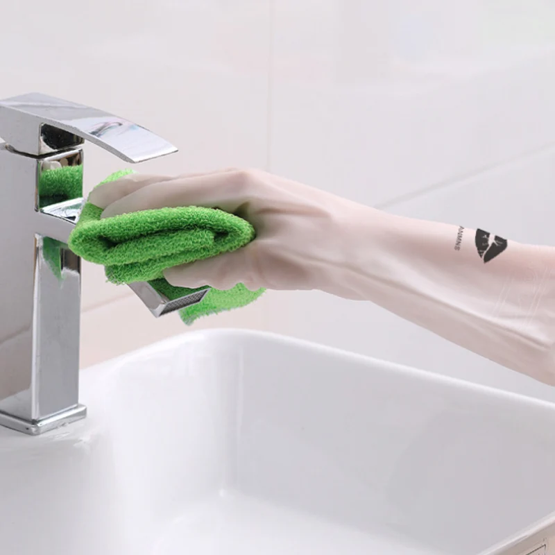 Перчатки резиновые для мытья посуды 1 пара | Дом и сад