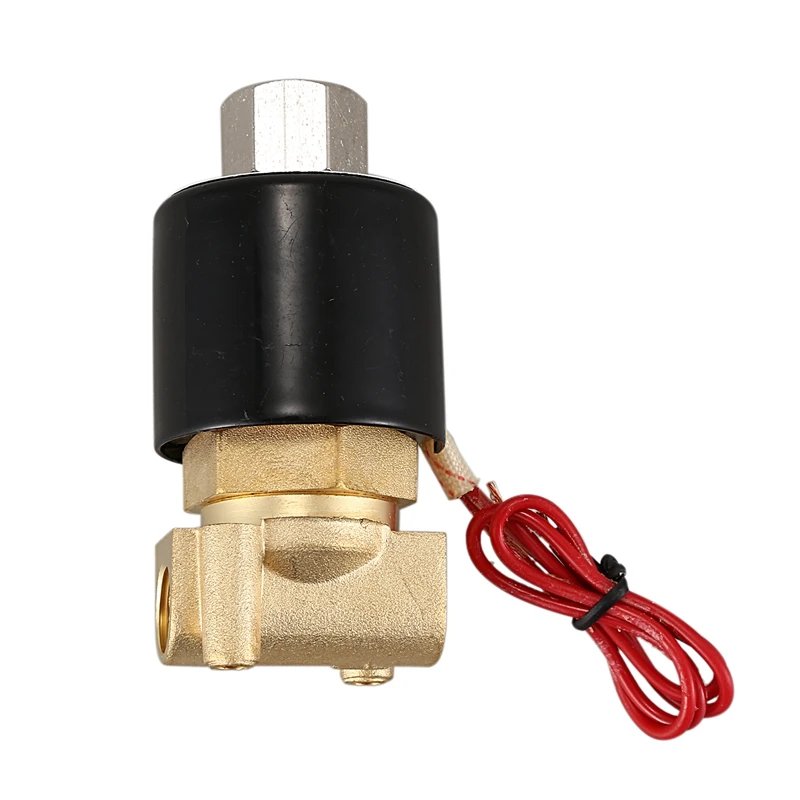 

Normally Open N/O Brass Electric Solenoid Valve 220V Pneumatic Valve for Water Oil Gas
