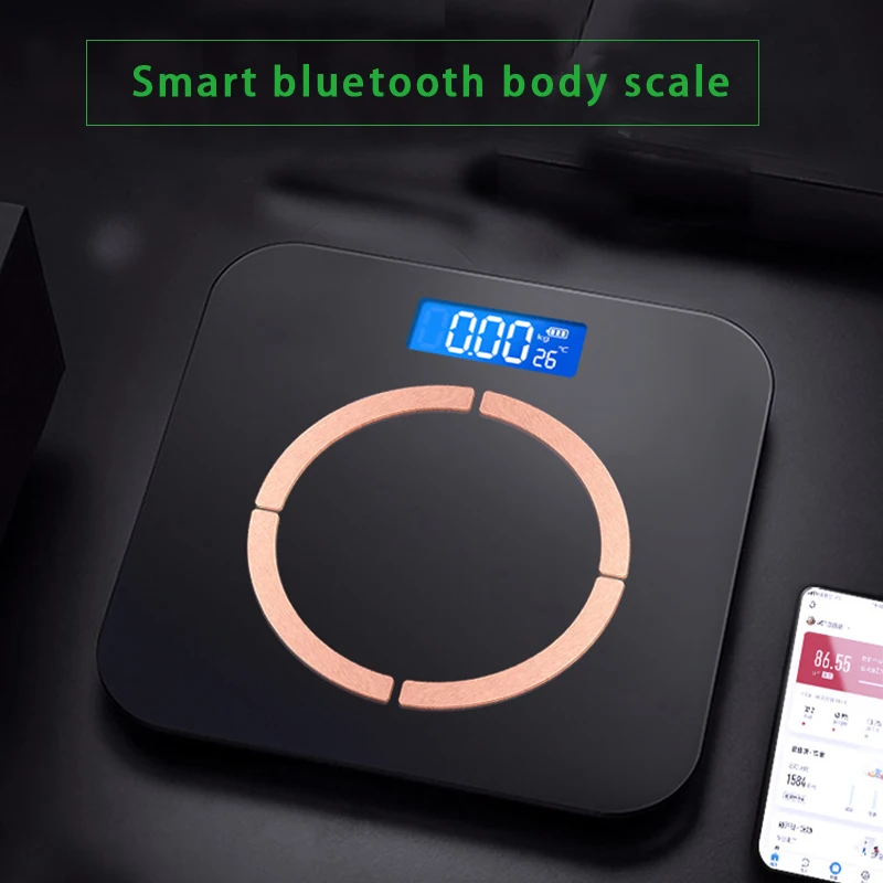 

Весы напольные электронные с зарядкой от USB и поддержкой Bluetooth