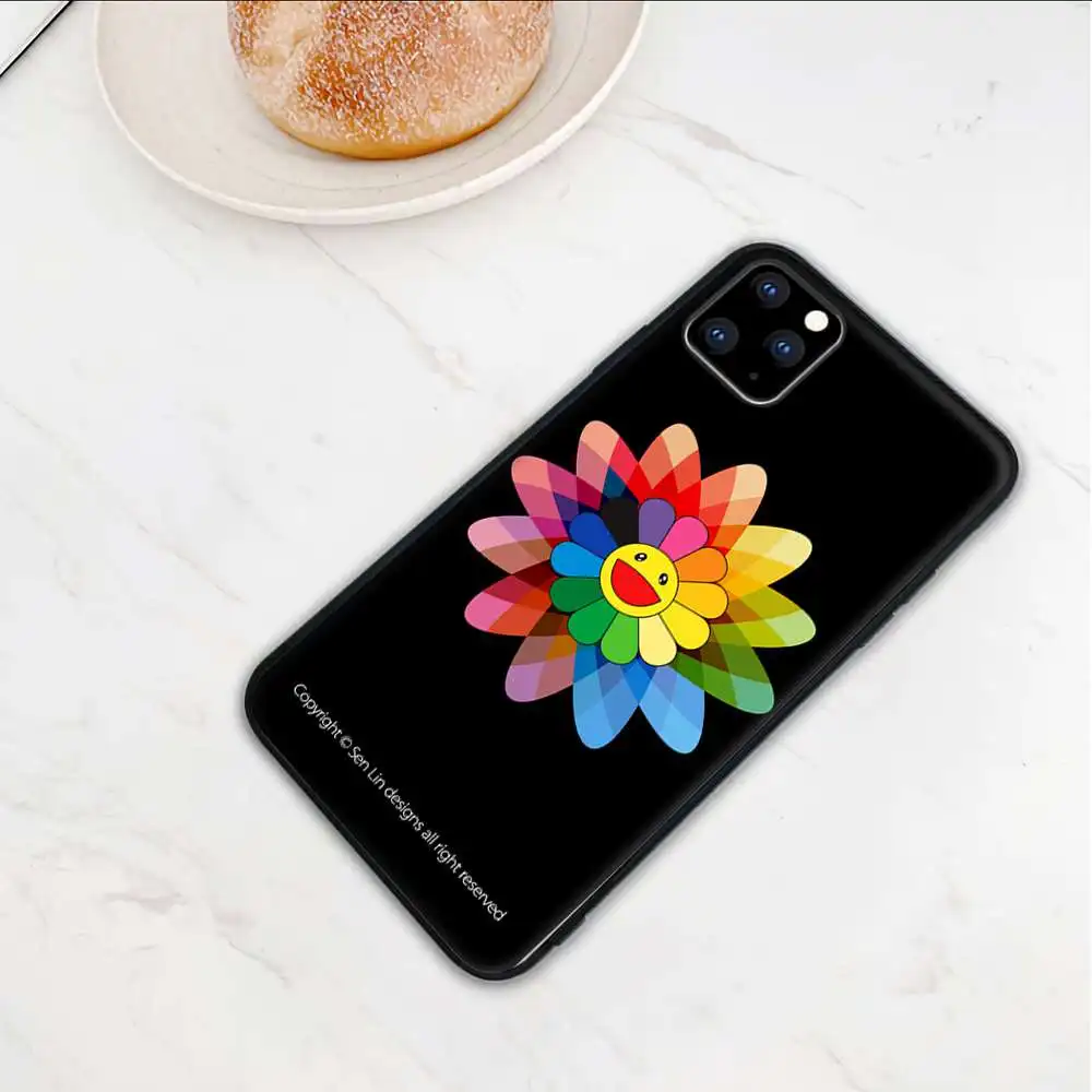 

Funny Murakami Sunflower Mobile Phone Cover For Iphone 11 12 Pro Max 5s 6s 7 8 Plus X Xr Xs Max Se 2020 Case