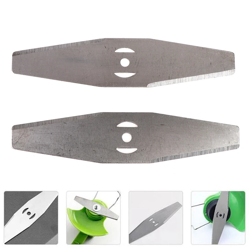 1Pc 15cm Metal Grass String Trimmer Blades Lawn Mower Replacement Trimmer Tool Electric Cutting Machine