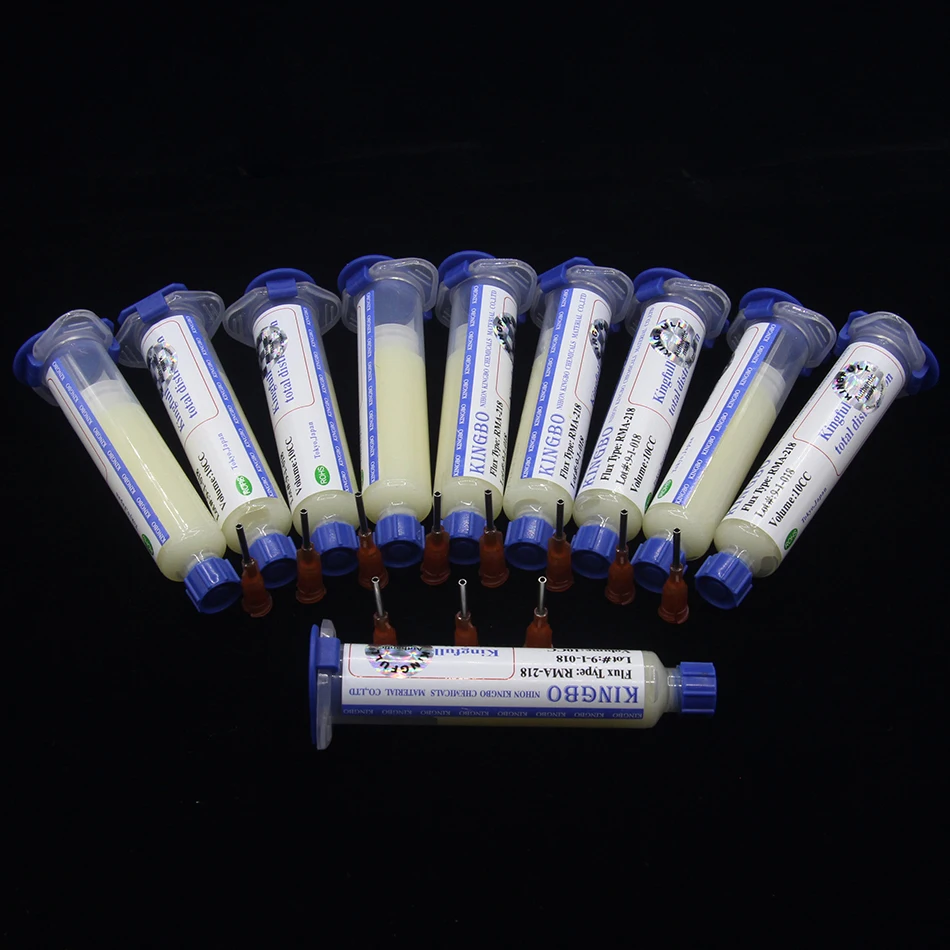 Паяльная паста KINGBO RMA 218 10 куб. См 5 шт./лот|soldering paste flux|paste fluxflux for soldering |
