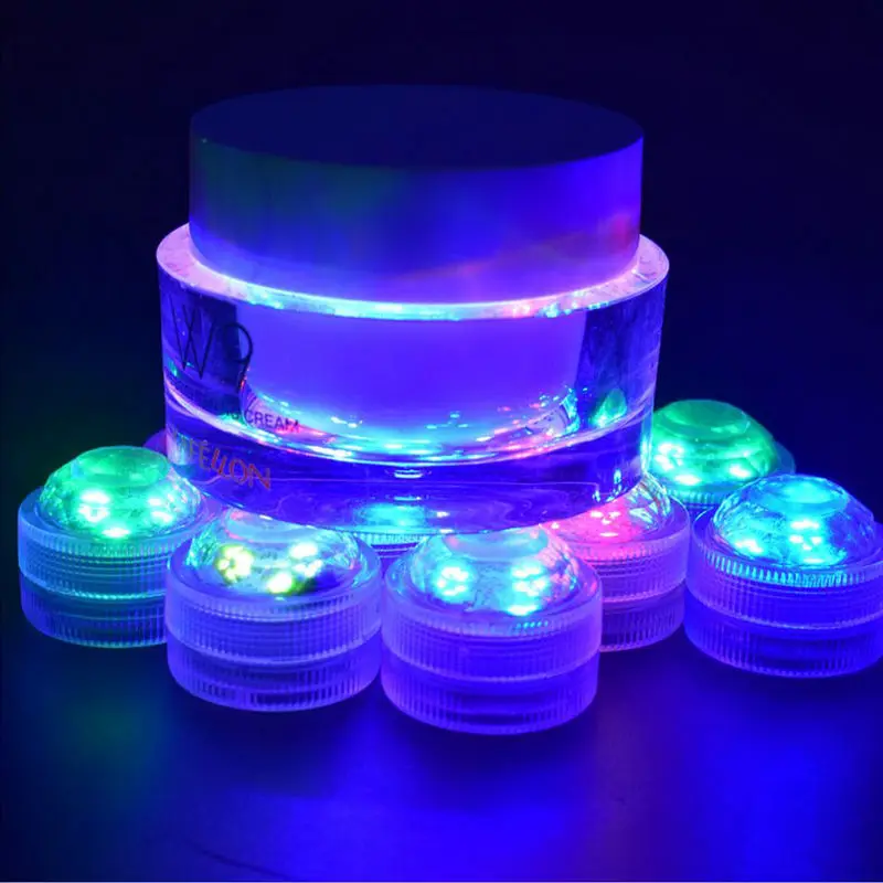 12 шт./лот супер яркий 3smd LED чай свет погружной светодиодный светодиодные фонари