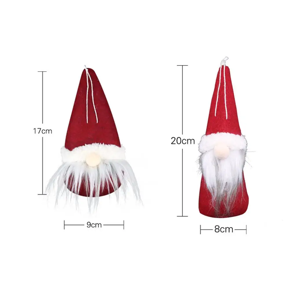 Рождественская кукла подвесной кулон для пожилых людей праздничный Новогодний