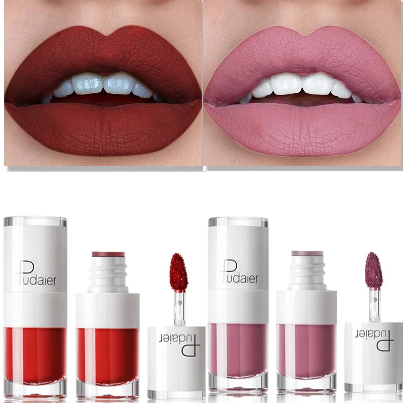 2019 горячей жидкостью матовая губная помада Водонепроницаемый отделкой в виде