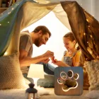 Деревянные USB ночной Светильник СВЕТОДИОДНЫЙ ночной Светильник Пёс из мультфильма Щенячий патруль поставка бытовой украшения для спальни, детской комнаты