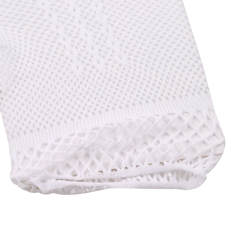 

Women Gloves Hollow Out Holes Sexy Punk Goth Lady Disco Dance Costume Full Finger Mesh Fishnet Gloves