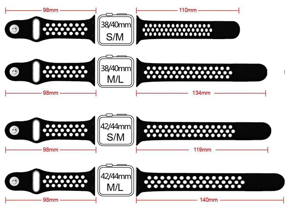 Силиконовый ремешок для apple watch 42 мм, 38 мм, версия, сменный ремешок для наручных часов iwatch, версия 4/3/2 apple watch band 44 мм 40 мм Браслет спортивный ремешок для часов