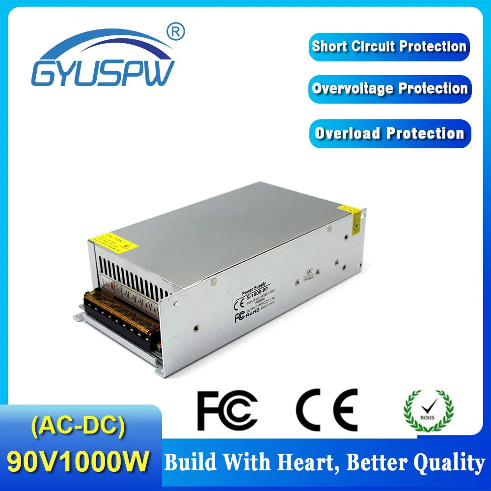 Импульсный источник питания трансформатор переменного тока 110 В 220 к Dc 90 в 11.1A 1000