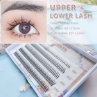 Ресницы для наращивания смешанные в форме феи, норковые кластеры для объема, отдельные ресницы, Premade макияж для ресниц, инструмент для наращивания