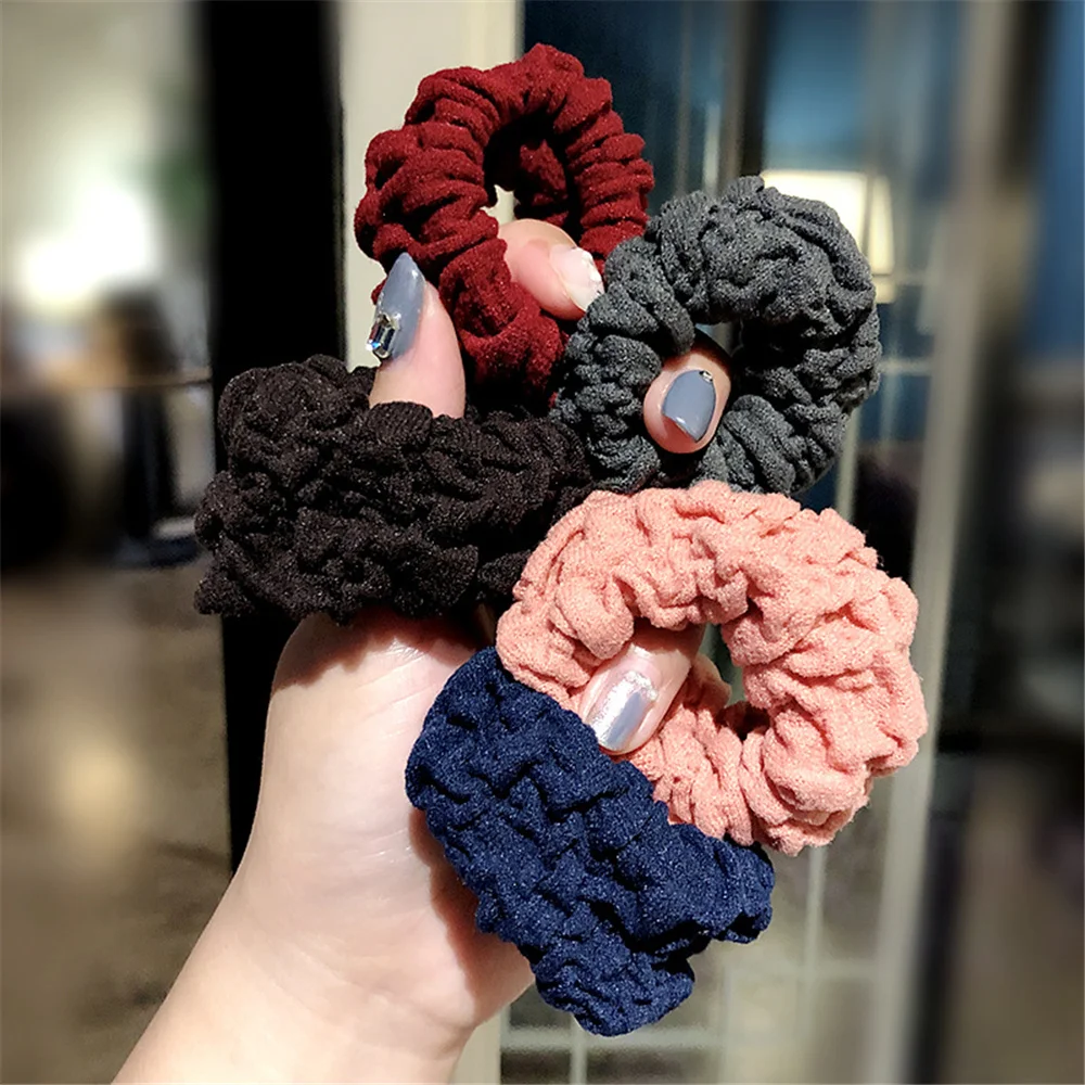 Прочные утолщенные резинки для волос высокое качество эластичные разноцветные