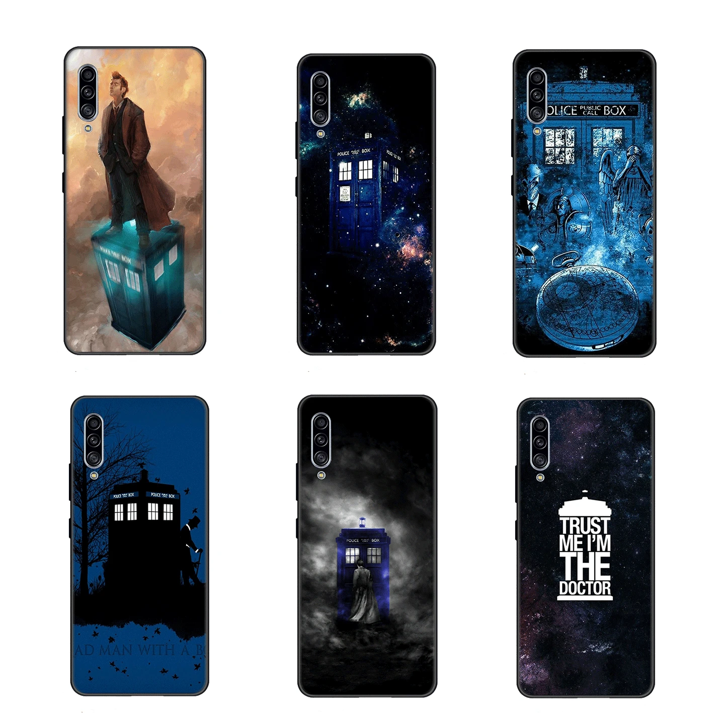 Силиконовый черный чехол для телефона doctor who Samsung Galaxy S6 S7 Edge S8 S9 S10 S20 Plus Lite S10E Ultra