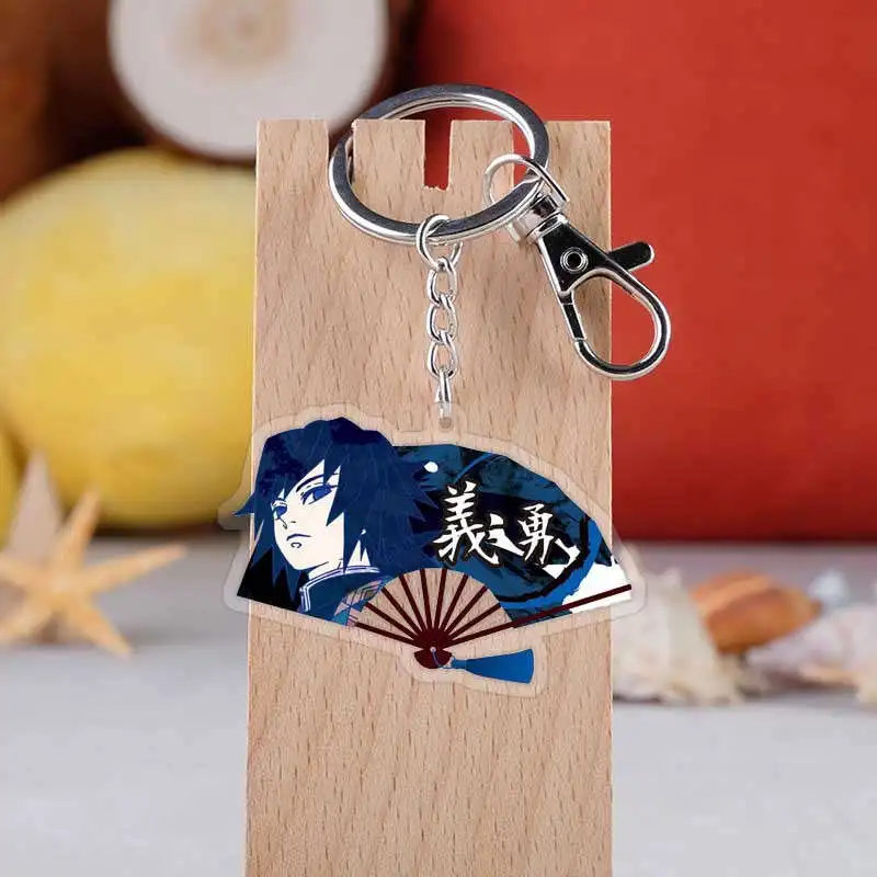 style 16 LXJERY Demon Slayer мультфильм аниме брелок двухсторонний акриловый брелок школьный декор кулон брелок - Цвет: style 16