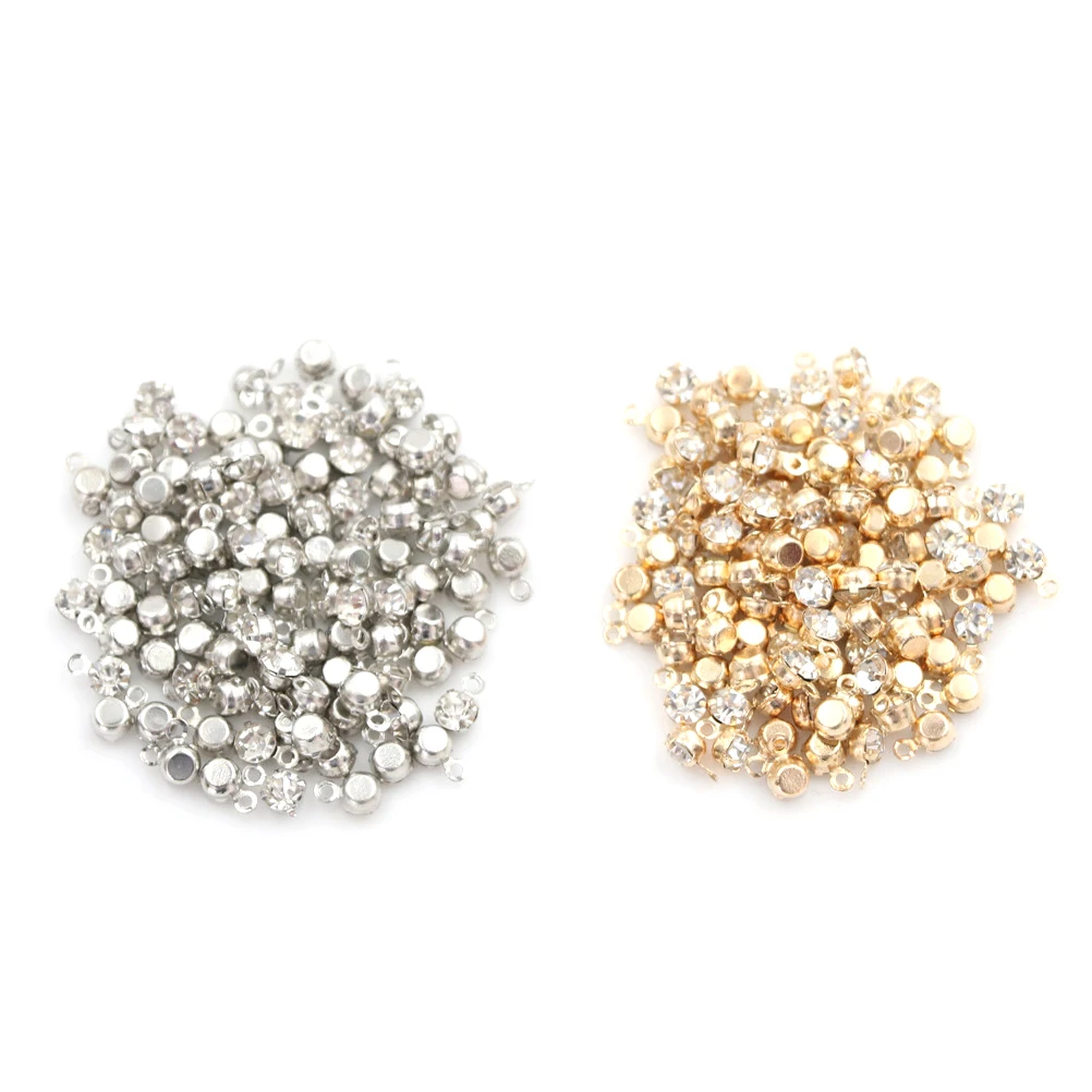 

100Pcs Mini Doll Crystal Rhinestone Rhinestones DIY Garment Sewing Accessories
