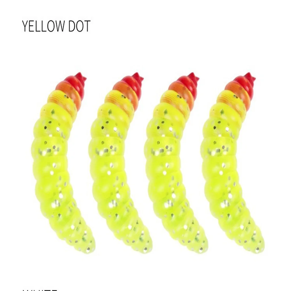 50 шт./лот приманка для рыбной ловли Мягкая наживка хлеба Жук 2 см искусственная