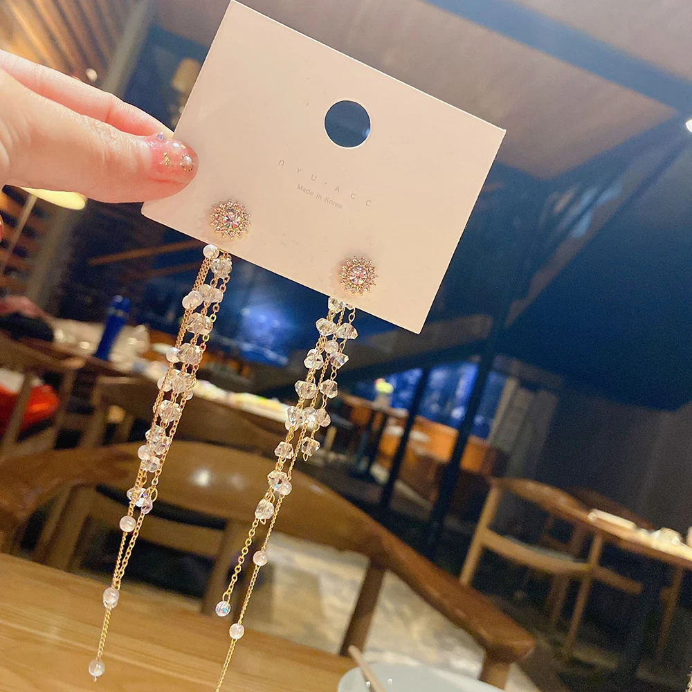 

Fashion Women Korean Style Earrings Elegant Exquisite Women's Earrings Drop Earrings Pendant Earrings Party Jewelry Gift