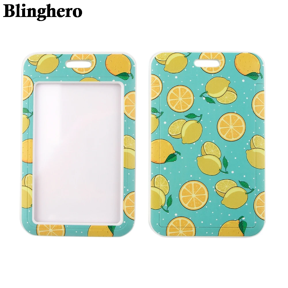 

CB363 милый рисунок плодов лимона наборы карт держатель для банковской кредитной карты Высокое качество знак держатель карты автобус карман ...