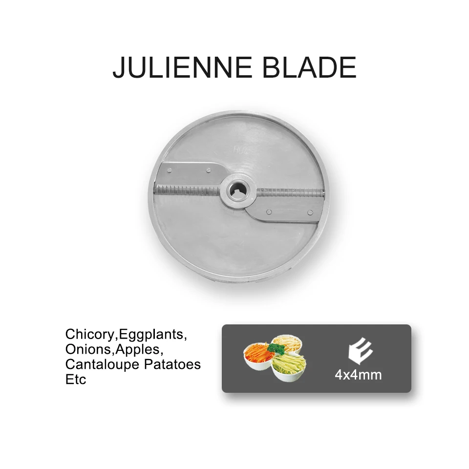 ZICA промышленная для фруктов и овощей нож для резки ножей, JULIENNE BLADE Hu4(4 мм