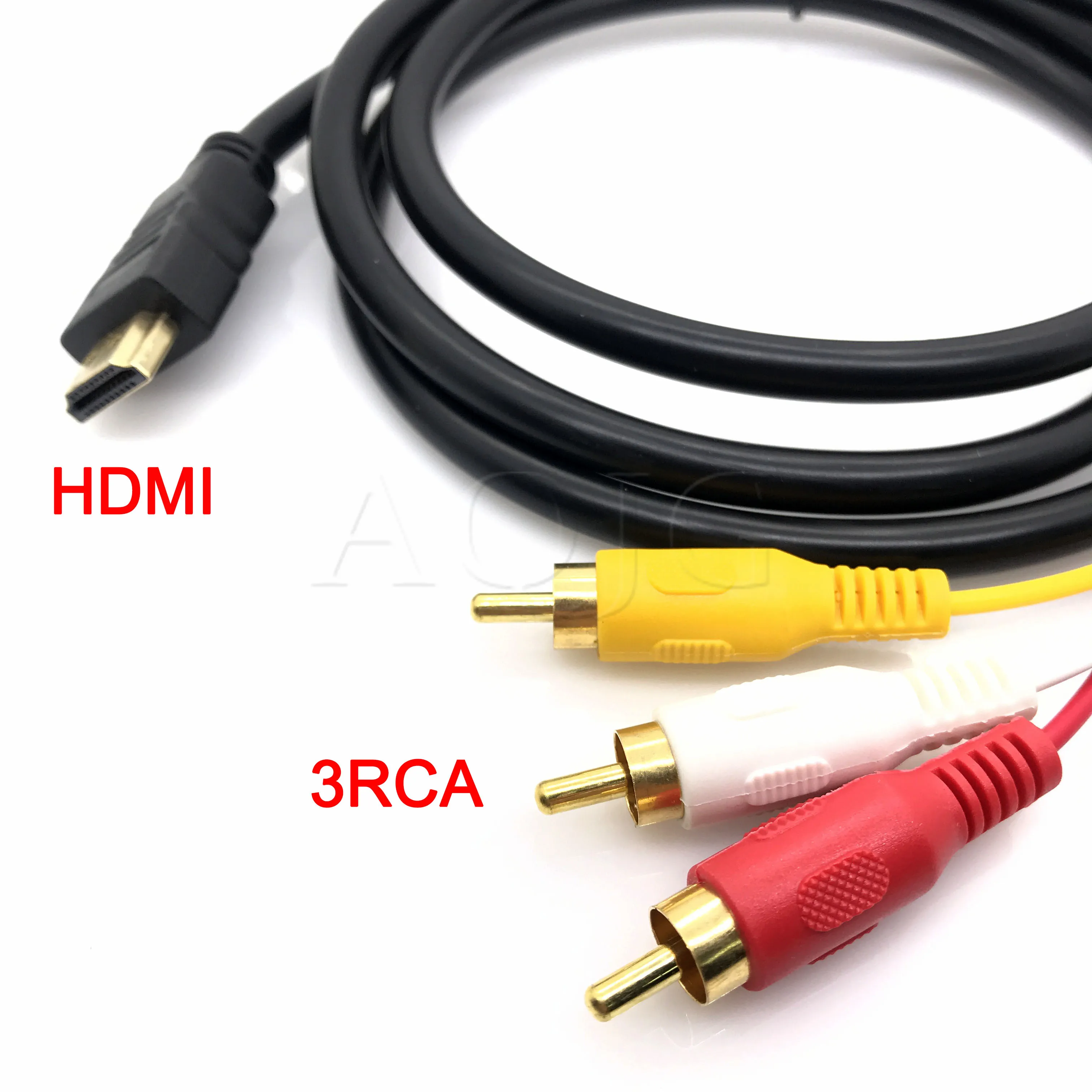 HDMI к RCA кабель папа 3RCA AV композитный Мужской M/M Разъем адаптер шнур передатчик для