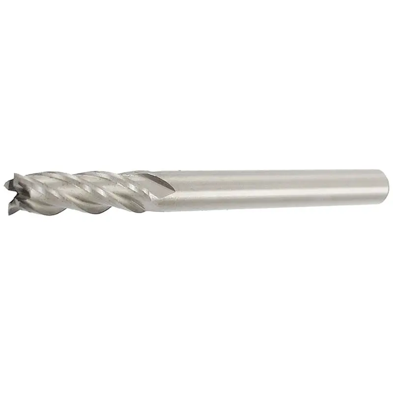

Straight handle 4 spiral groove end mill milling cutter 6mm x 6mm x 20mm x 65mm
