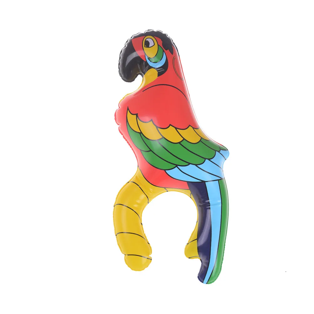 

1Pc Inflatable Blow Up Parrot Hawaiian Tropical Pirate Party Decoration Toy Kids Funny Cognitive Floating Toys