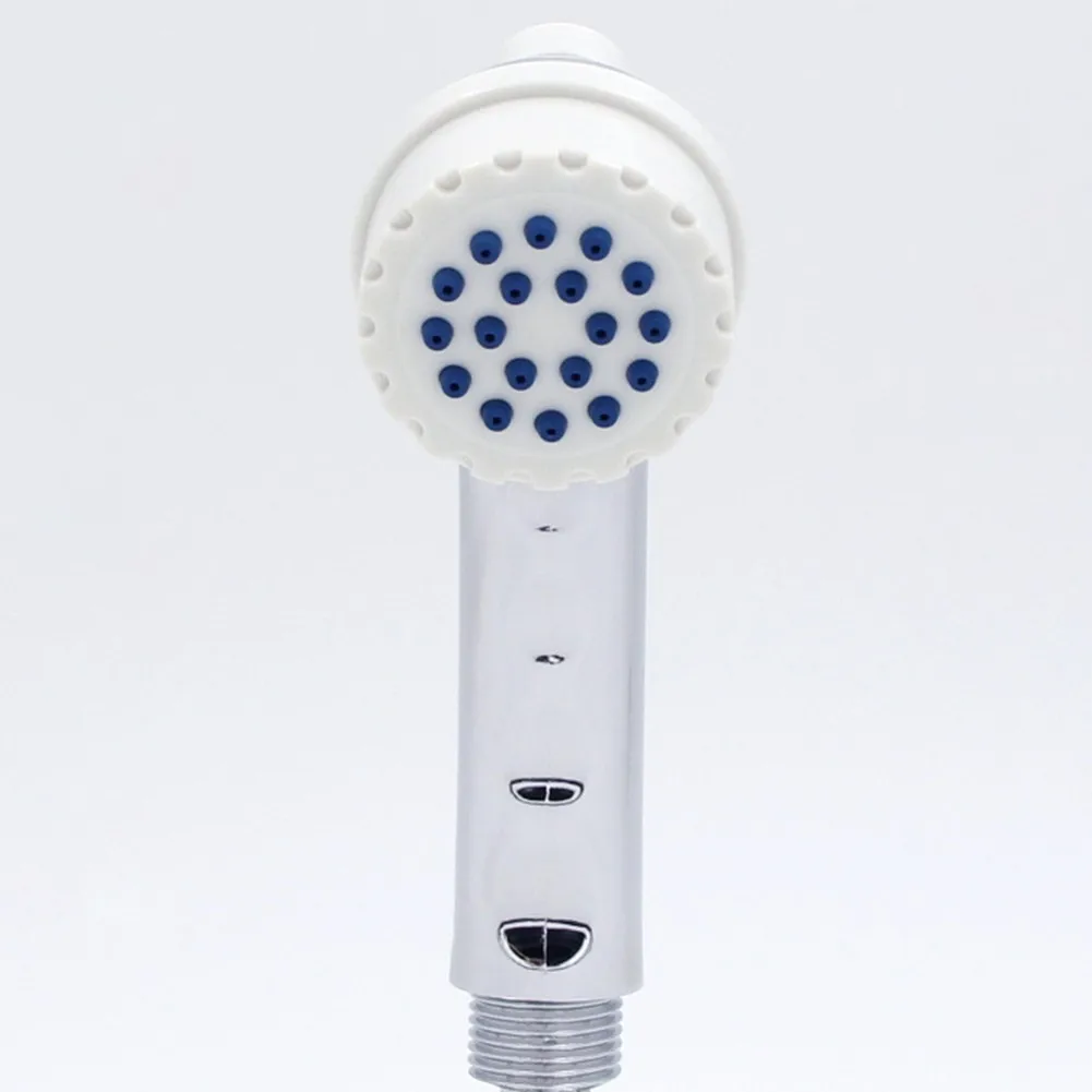 

Shower Head G1/2 With Start / Stop Button Boat Camping Motorhome Shower Household Bathroom Accessories Butt Washing Nozzle