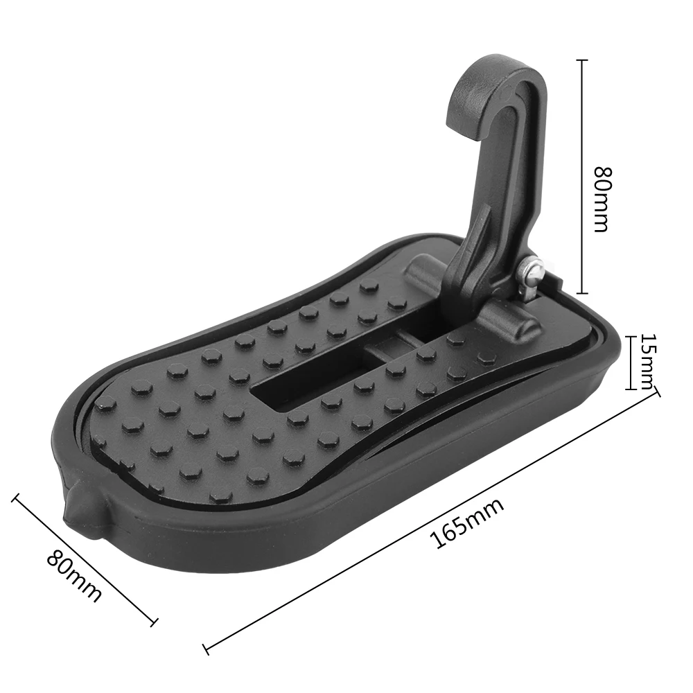 Foldable Car Door Step Pedal Auto Rooftop Luggage Ladder Hooked Auxiliary Foot Pegs Doorstep Universal Safety Hammer | Автомобили и