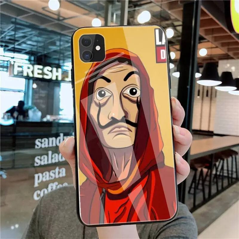 

Money Heist Season 1 Poster Phone Cases Tempered Glass For Iphone6plus 6S 7 7plus 8 X XS XSmax XR 11 12 Pro Max 12mini