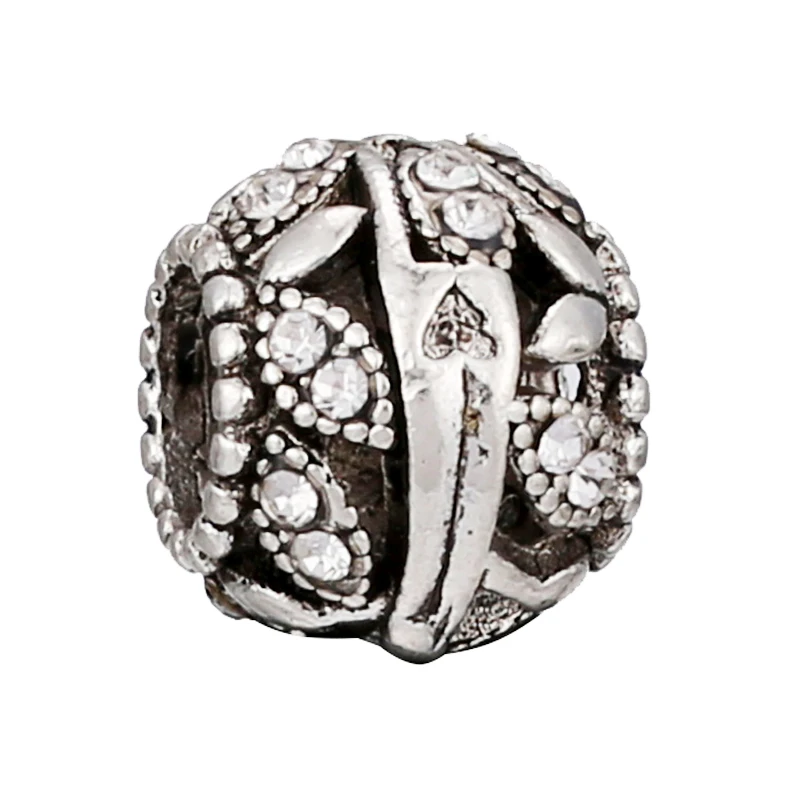 

Seialoy Silver Color Round Maternal Love Beaded Heart Charm Fit Snake Chain Bracelets Snowflake Dice Beads Jewelry Accessory