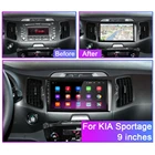 Автомобильный радиоприемник 2Din Android 9,0 DSP мультимедийный видеоплеер GPS5mp навигация forKIA Sportage 3 2010 2011-2016 автомобильный радиоприемник