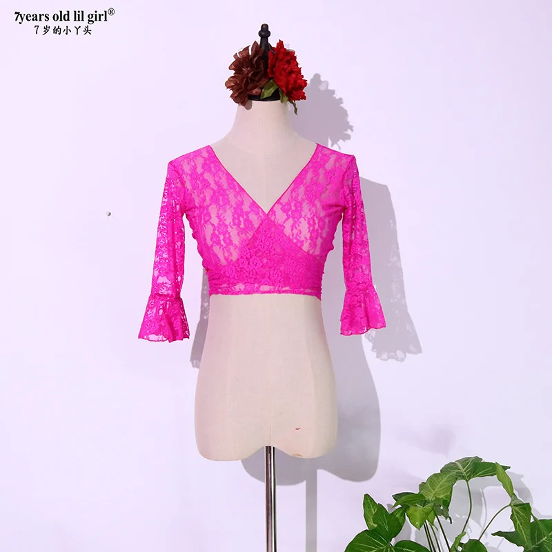 

Flamenco Workout Jacket With Lace Flared Sleeves EUU14