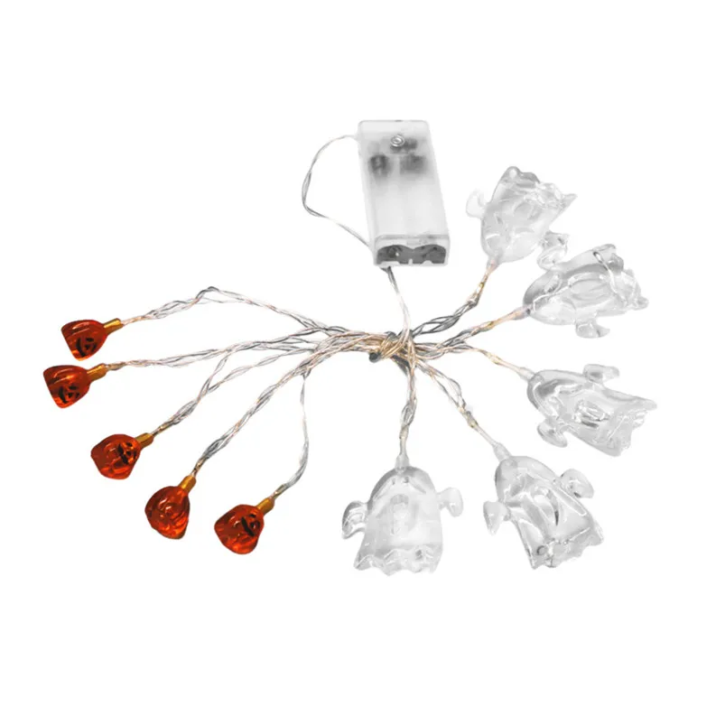 

Halloween Garland Light Pumpkin Ghost LED Light String Battery Decoration Light 10 LED 1.65M Luces Led Decoracion 40AUG01