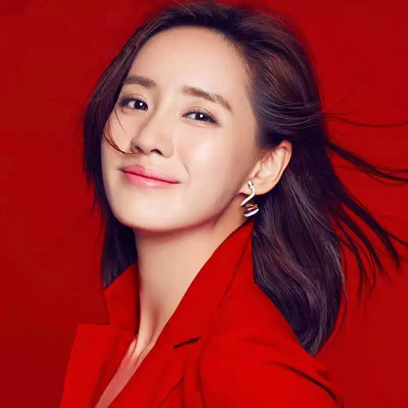 Одиночная распродажа серьги гвоздики двойного назначения с золотым и серебряным