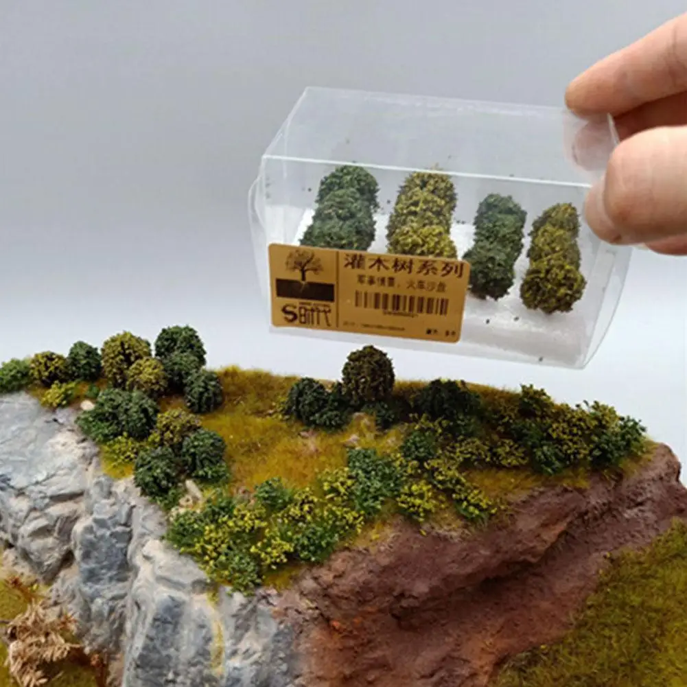 Mini Landscape Small Tree Cypress Sand Table Scene Plant Ornamental Model Handwork Material Kids Accessories Figurines Toy O8M5 | Игрушки и