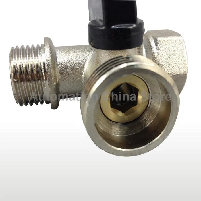 Шаровой кран Т типа латунный DN15 * DN20 G1/2 дюйма до G3/4 для воды масла Газа|Клапан| |
