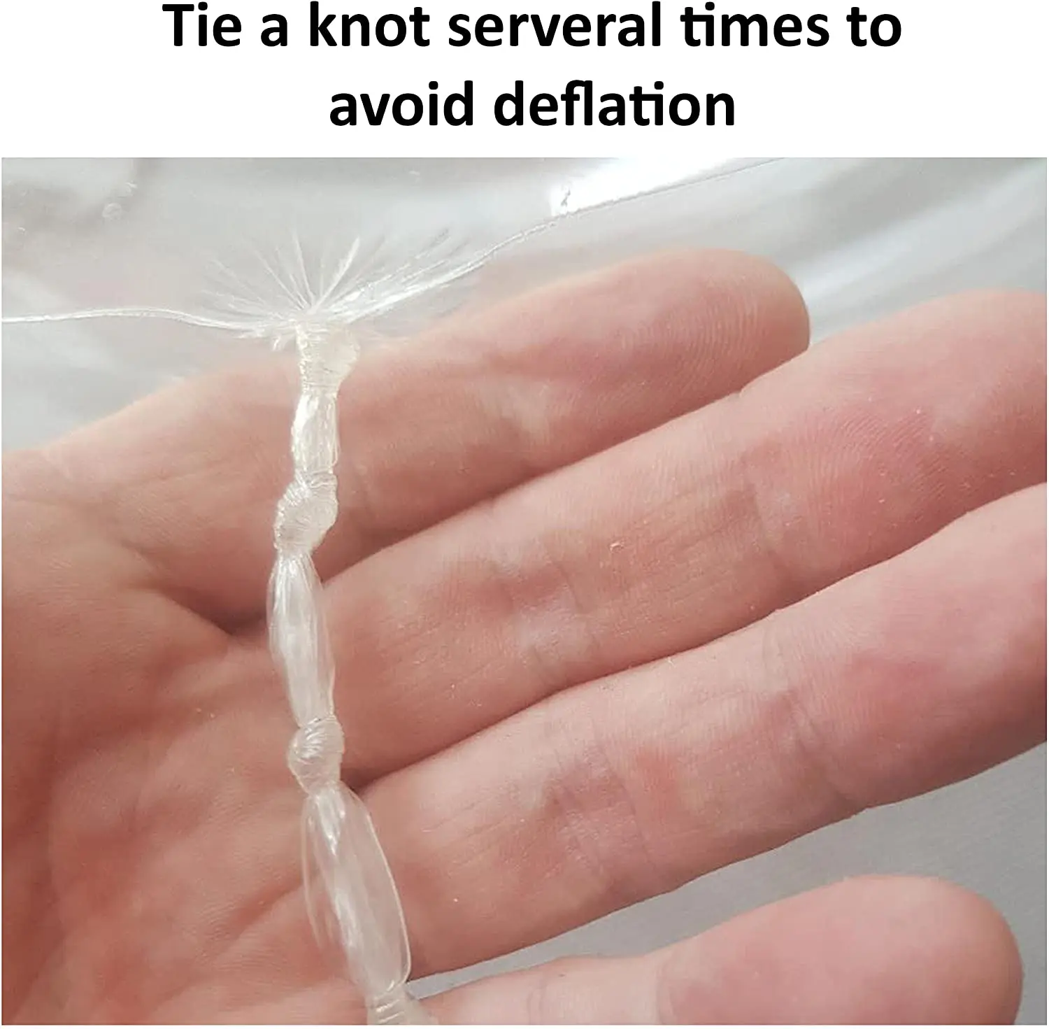 Светодиодный Рождественский воздушный шар с ручкой светящийся прозрачный