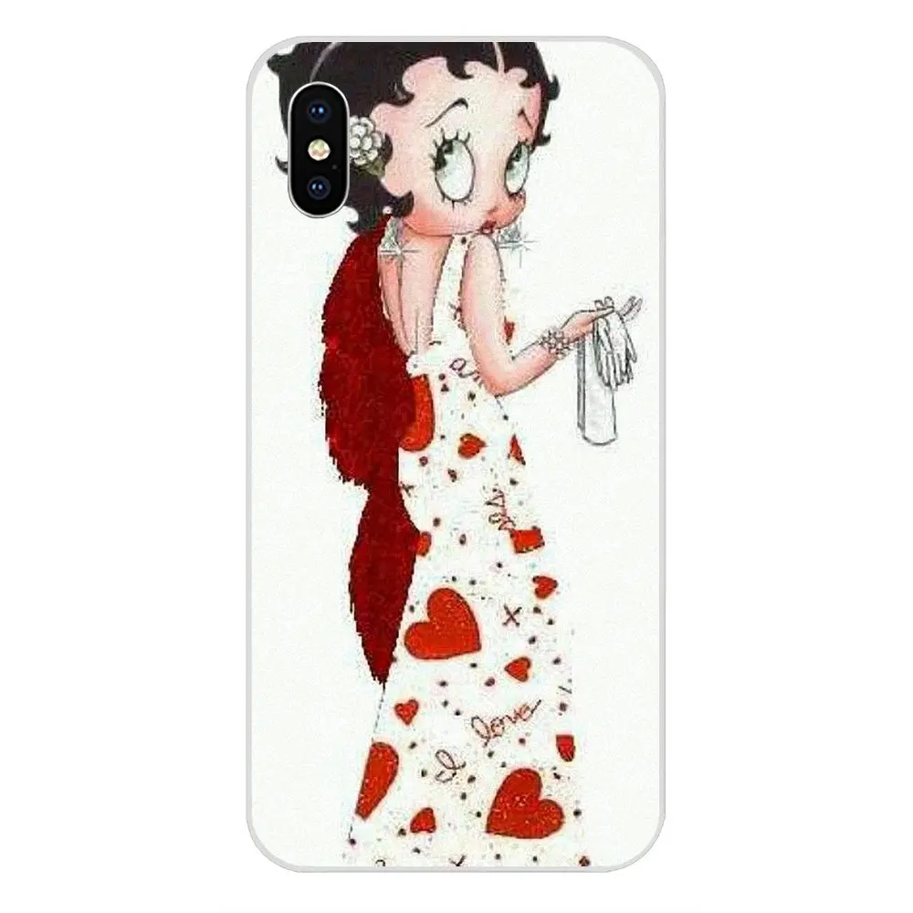 Для Samsung Galaxy Note 5 8 9 S3 S4 S5 S6 S7 S8 S9 S10 5G mini Edge Plus Lite Роскошный чехол для телефона New Betty Boop