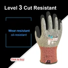 SAFETY-INXS нитриловые перчатки удобные Nimble водонепроницаемые масла + уровень 3 резостойкие рабочие перчатки с покрытием 1 пара