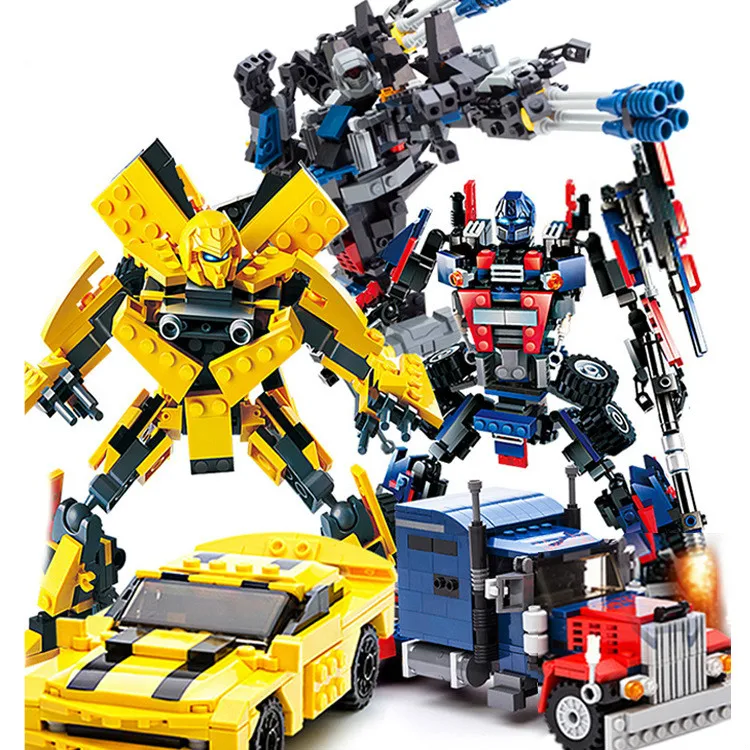 2 в 1 Трансформация Робот серия строительные блоки Набор Модель автомобиля