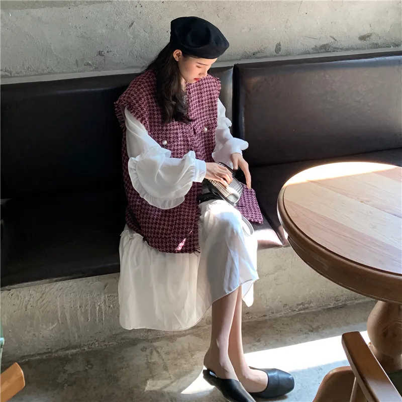 Нишевое ретро супер сказочное облегающее платье с воротником лепестком и