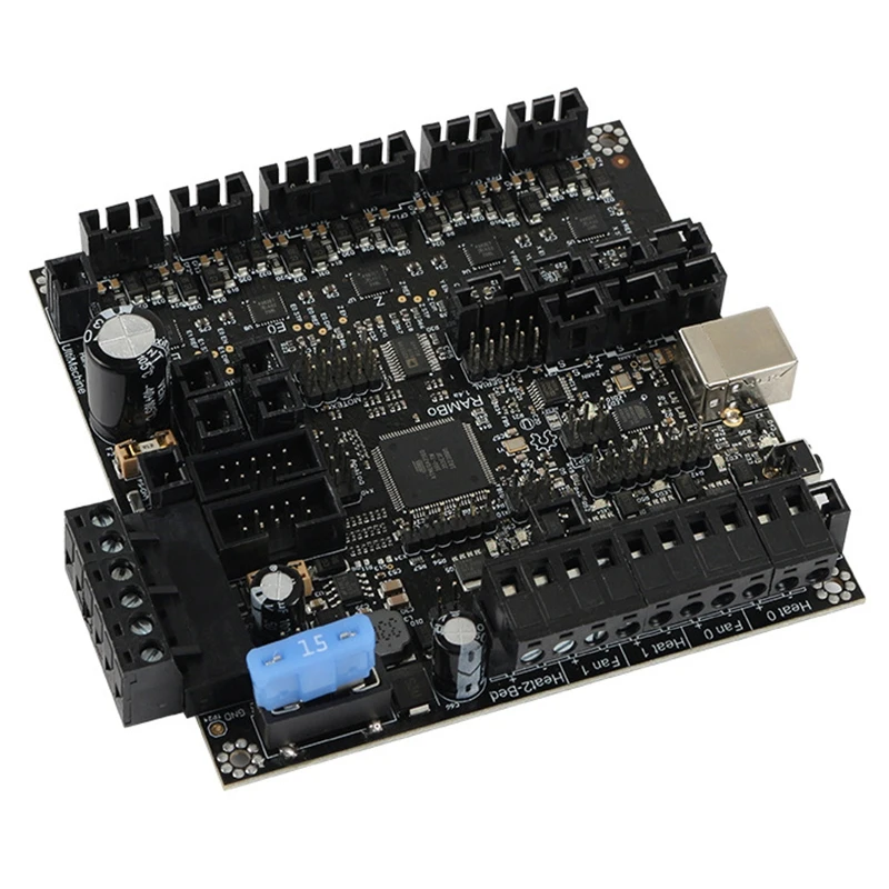 3D принтер RAMBo 1 4 интегрированная материнская плата + 2004LCD Sn комплект основной