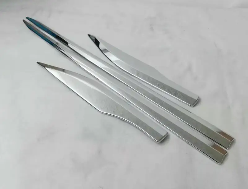 

ABS Chrome Side Door Body Side Molding Cover Trims 4PC For Toyota C-HR C HR 2016 2017 car accessories