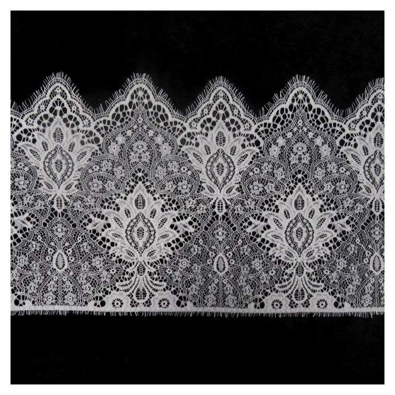 Бело Черная кружевная отделка для ресниц 5 шт. 3 метра сетчатая лента украшения