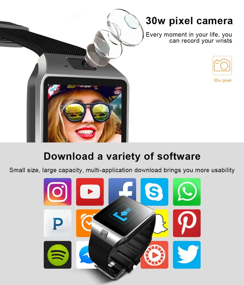 DZ09 Bluetooth Смарт-часы Android телефонный звонок 2G GSM SIM TF карта камера для телефона PK GT08 A1