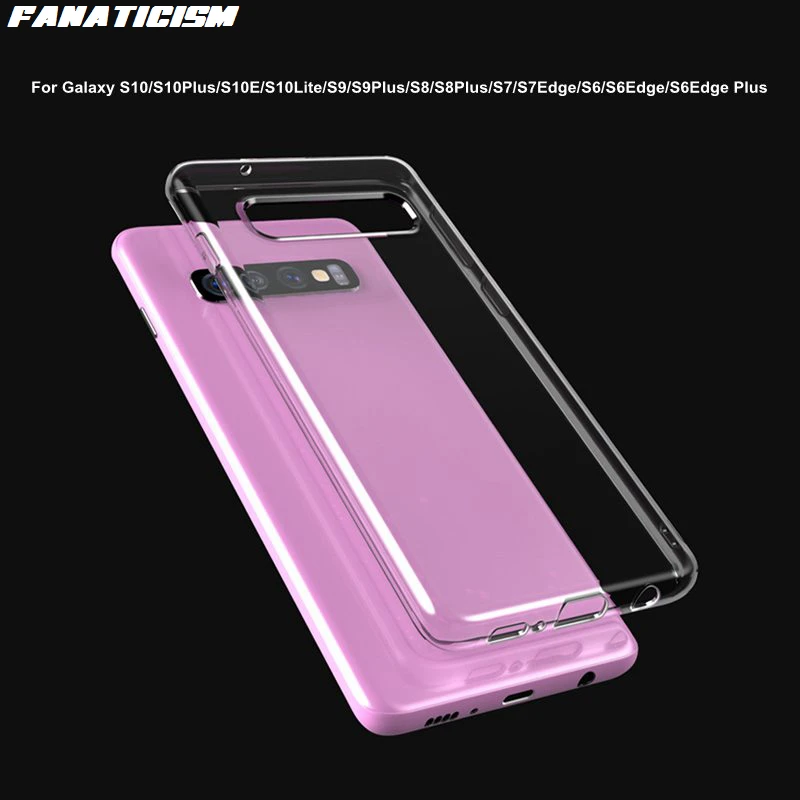 

1000pcs 1mm Soft TPU Anti-knock Clear Phone Cases For Samsung Galaxy S9 S9Plus S8 S8Plus S7 S7Edge S6 S6Edge Protective Cover