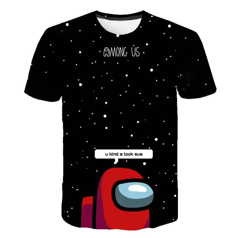 

3D Print Among Us t shirt Kids Cartoon T-Shirt Boys/Girl O-Neck Short Sleeve Summer Clothes Children Clothing 2021 Fashion Teens
