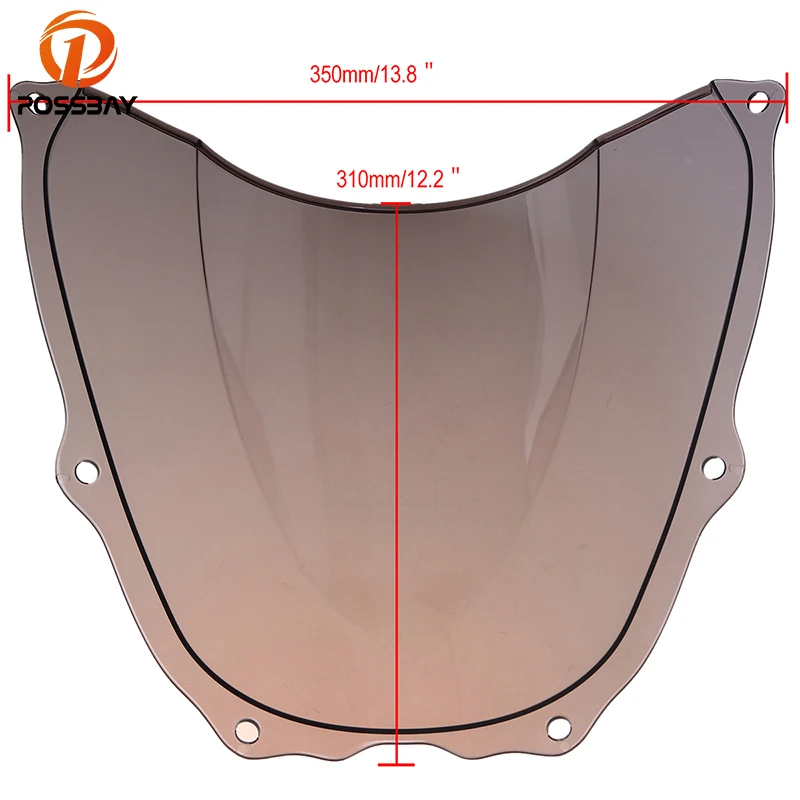 

POSSBAY Vintage Motorcycle Windshield Protector Scooter Windscreen 3Colors For Honda VTR 1000 2000 2001 2002 2003 2004 2005 2006