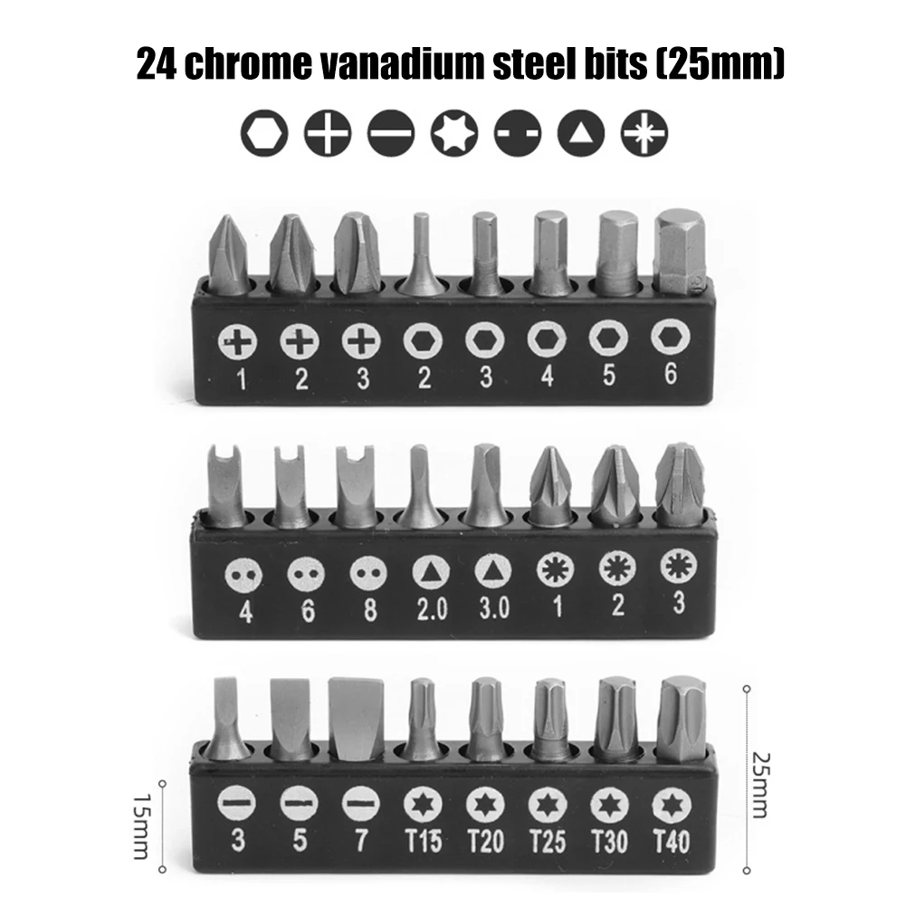 

36Pcs Ratchet Wrench Torque Electronics Repair Tools with Sleeve Bits for Bicycle Car Professional Metalworking Tool