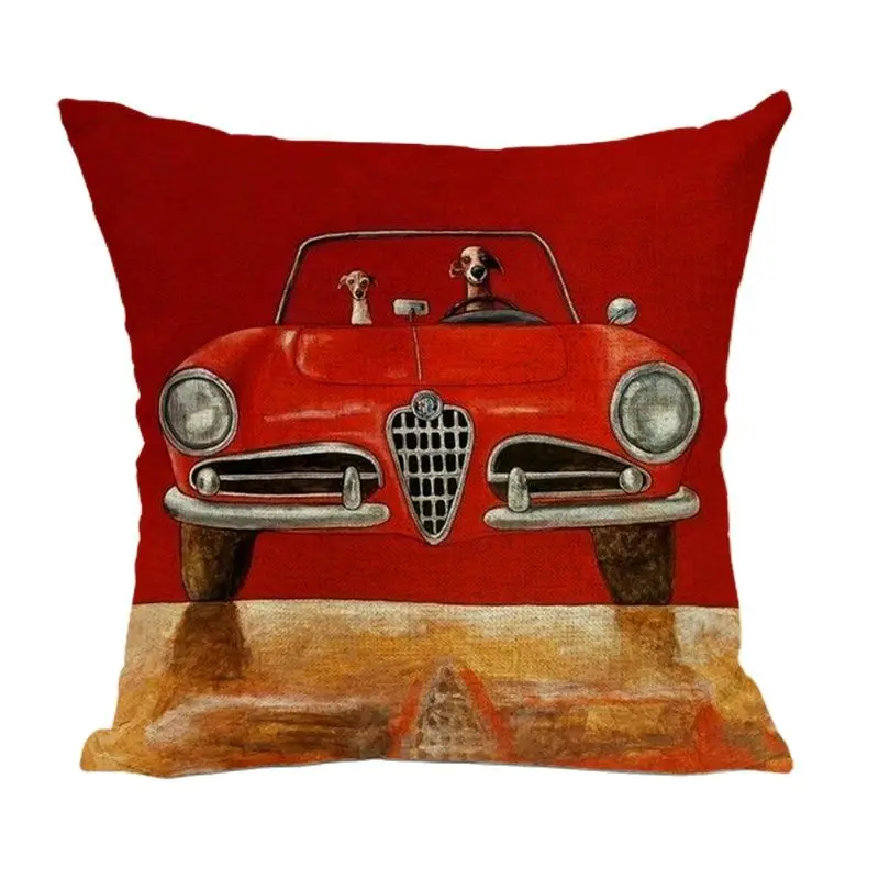 Милый Чехол на подушку для автомобиля и животного Стэн Круз квадратная наволочка