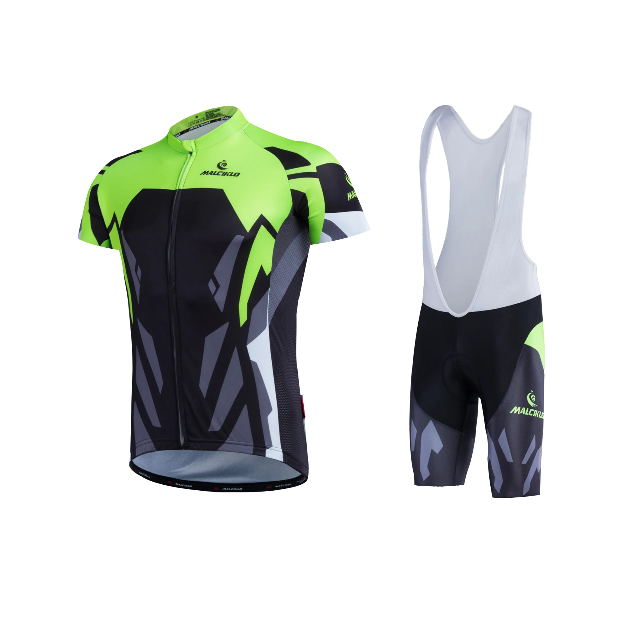 

MALCIKLO New Men's Cycling Wear Absorbing Sweat, Sunscreen Fringe geometry Breathable Mountain Bike Riding Short Sleeve Matching